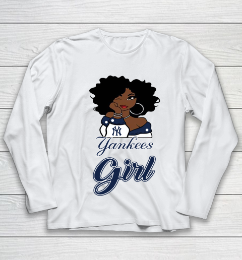 New York Yankeess Girl MLB Youth Long Sleeve 2