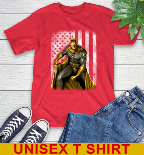 Boston Bruins NHL Hockey Batman DC American Flag Shirt T-Shirt 12