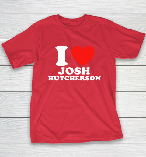 I Love Josh Hutcherson Youth T-Shirt 7