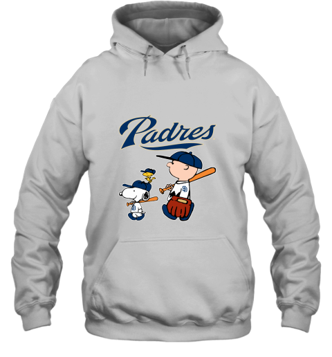 lpqe san diego padres lets play baseball together snoopy mlb shirt hoodie 23 front white