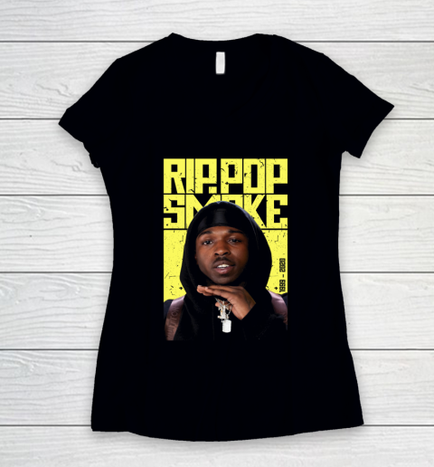 R.I.P Pop Smoke Women's V-Neck T-Shirt