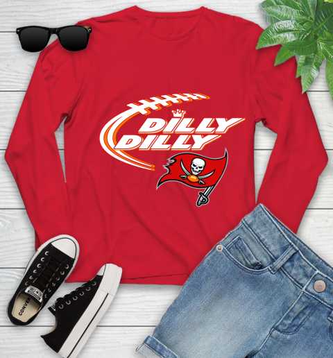 NFL Tampa Bay Buccaneers Dilly Dilly Football Sports Youth Long Sleeve 11
