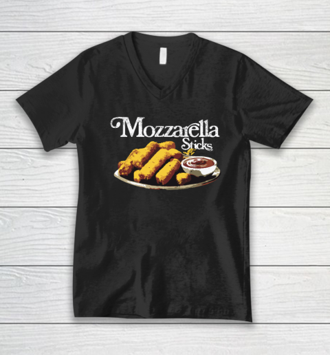 Mozzarella Sticks V-Neck T-Shirt