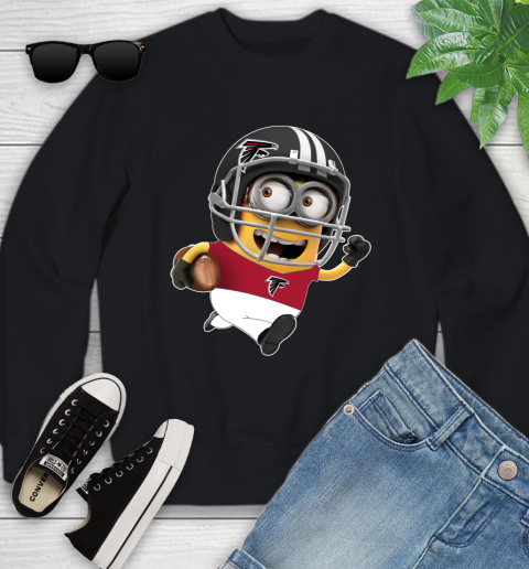 NFL Atlanta Falcons Minions Disney Football Sports Youth Sweatshirt 2