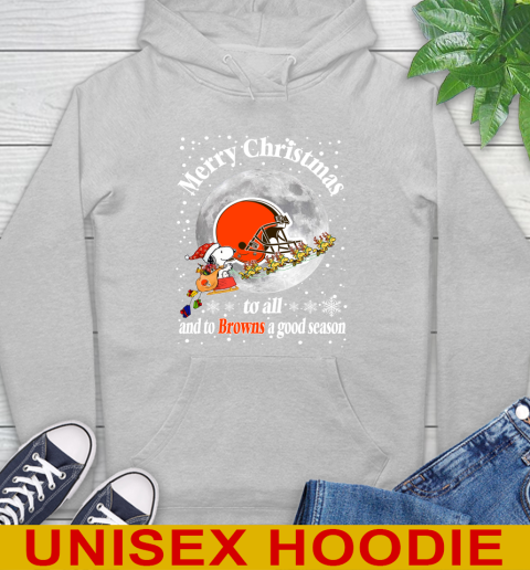 Cleveland Browns Merry Christmas To All And To Browns A Good Season NFL Football Sports Hoodie 6