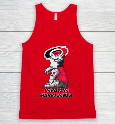 NHL My Cat Loves Carolina Hurricanes Hockey Tank Top 5