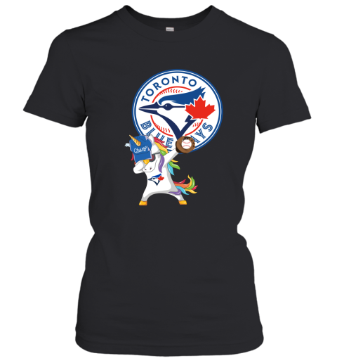 Hip Hop Dabbing Unicorn Flippin Love Toronto Blue Jays Women's T-Shirt