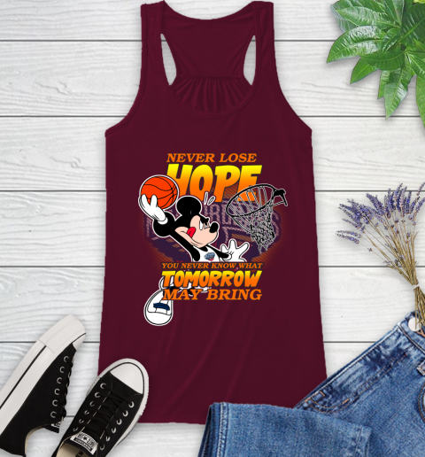 New Orleans Pelicans NBA Basketball Mickey Disney Never Lose Hope Racerback Tank 2