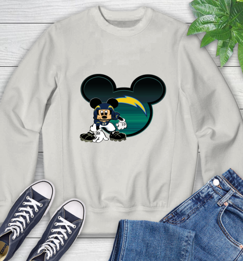 NFL Los Angeles Chargers Mickey Mouse Disney Football T Shirt Sweatshirt 12