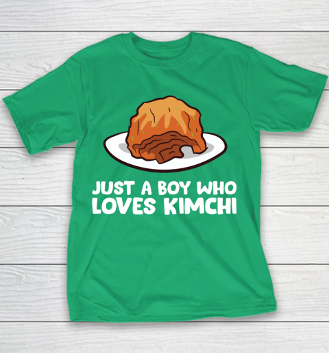 Just a Boy Who Loves Kimchis Funny Kimchi Youth T-Shirt 3