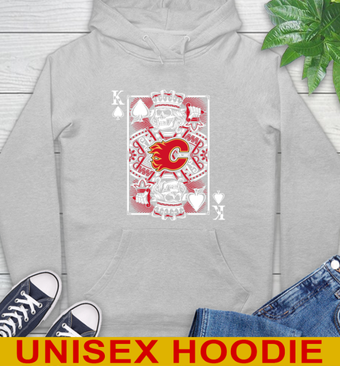 Calgary Flames NHL Hockey The King Of Spades Death Cards Shirt Hoodie 6