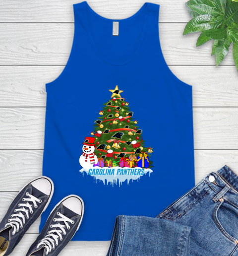 Carolina Panthers Merry Christmas NFL Football Sports Tank Top 5