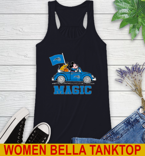 NBA Basketball Orlando Magic Pluto Mickey Driving Disney Shirt Racerback Tank 10