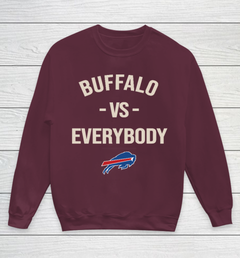 Buffalo Bills Vs Everybody Youth Sweatshirt 4