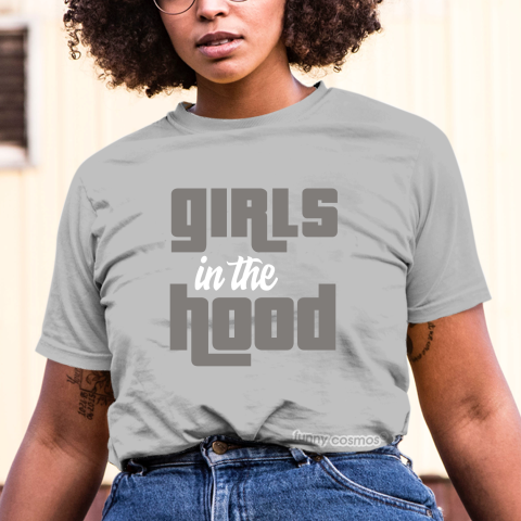 Jordan 1 Shadow Matching Sneaker Tshirt For Woman For Girl Girls in the Hood Black Jordan Shirt