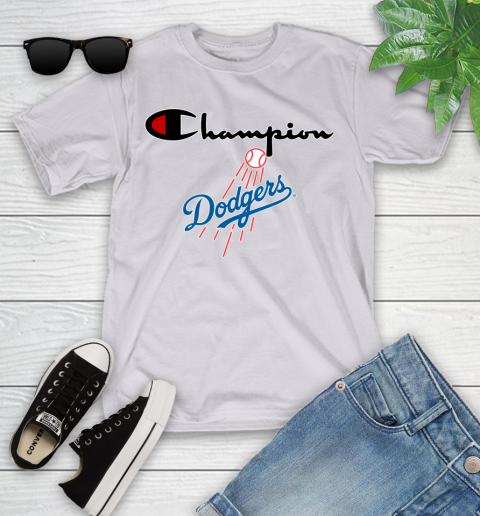 MLB Baseball Los Angeles Dodgers Champion Shirt Youth T-Shirt 2