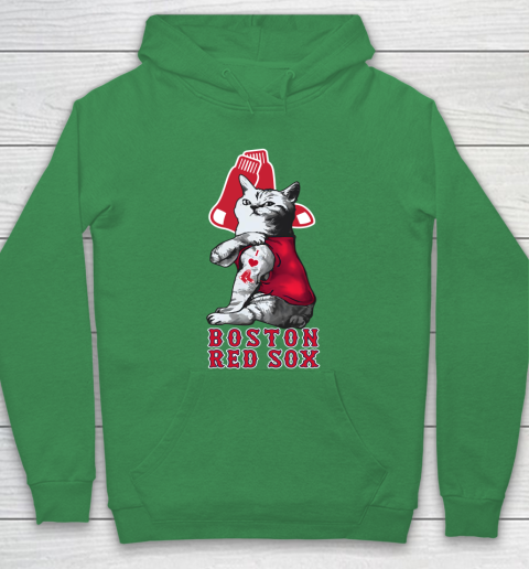 MLB Baseball My Cat Loves Boston Red Sox Hoodie 5