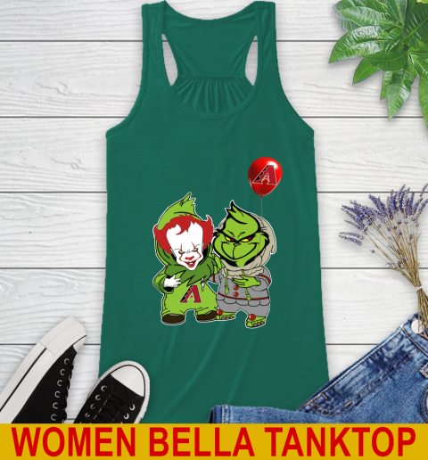 Baby Pennywise Grinch Christmas MLB Baseball Arizona Diamondbacks Racerback Tank 7