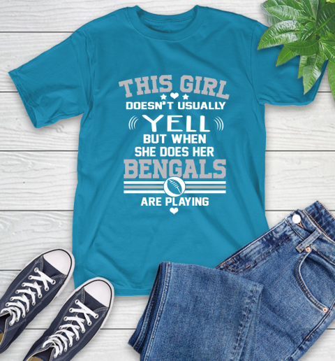 Cincinnati Bengals NFL Football I Yell When My Team Is Playing T-Shirt 9