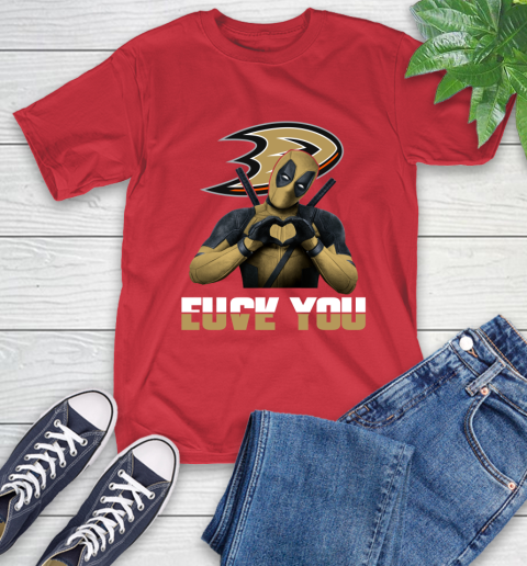 NHL Deadpool Love You Fuck You Hockey Sports T-Shirt 11