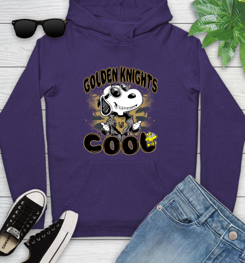 NHL Hockey Vegas Golden Knights Cool Snoopy Shirt Youth Hoodie 5