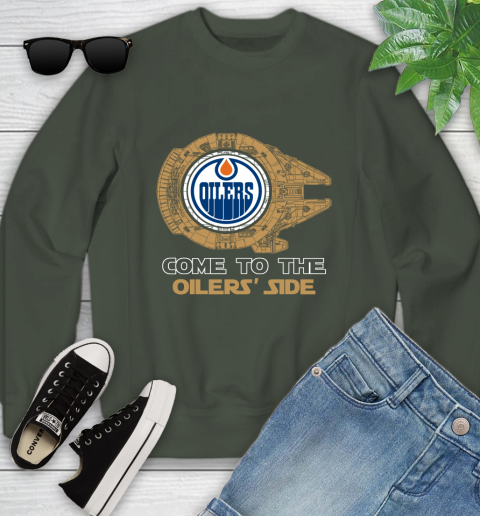 NHL Come To The Edmonton Oilers Wars Hockey Sports Youth Sweatshirt 9