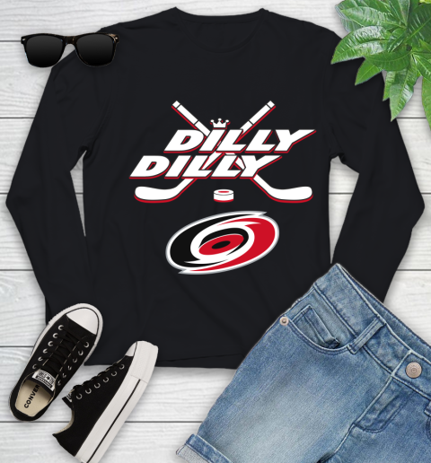 NHL Carolina Hurricanes Dilly Dilly Hockey Sports Youth Long Sleeve 2