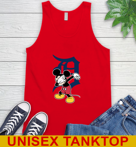 Detroit Tigers MLB Baseball Dabbing Mickey Disney Sports Tank Top 7 Detroit Tigers MLB Baseball Dabbing Mickey Disney Sports Tank Top - Image 7