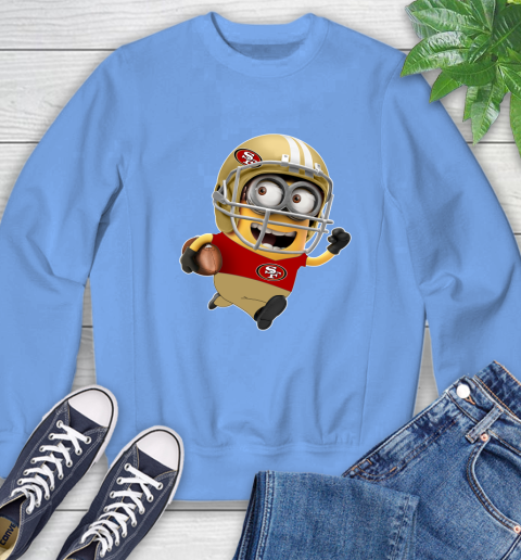 NFL San Francisco 49ers Minions Disney Football Sports Sweatshirt 11