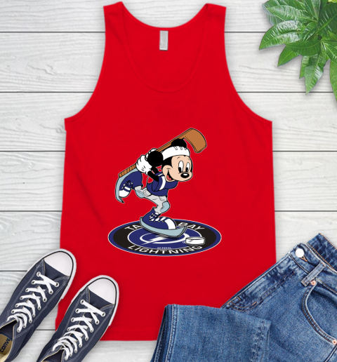 NHL Hockey Tampa Bay Lightning Cheerful Mickey Disney Shirt Tank Top 6