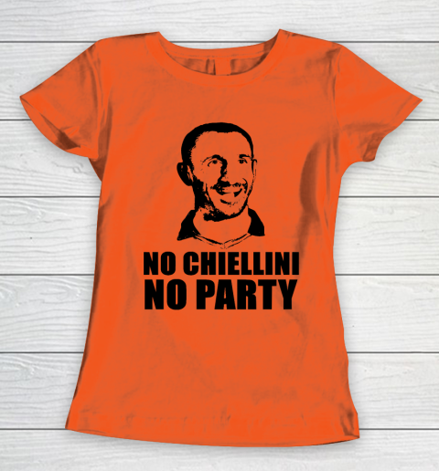 No Chiellini, No Party Italia Champion Euro Player Women's T-Shirt 2