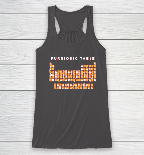 Purriodic Table Cat Funny Racerback Tank 6