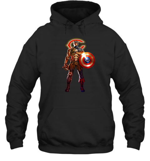 NFL Captain America Chicago Bears Hoodie
