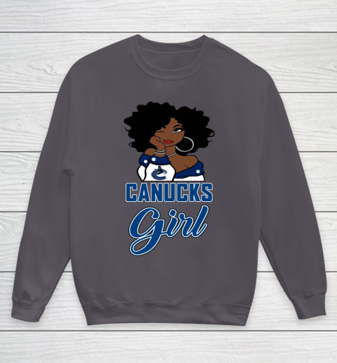 Vancouver Canucks Girl NHL Youth Sweatshirt 6