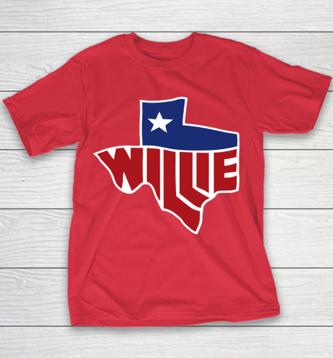 Willie Nelson shirt Willie's Texas Youth T-Shirt 7