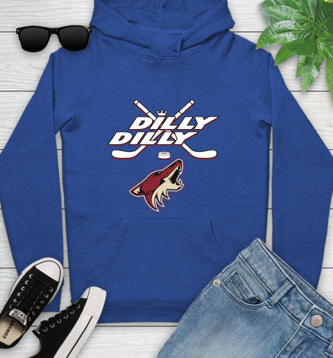 NHL Arizona Coyotes Dilly Dilly Hockey Sports Youth Hoodie 9