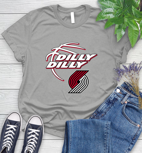 NBA Portland Trail Blazers Dilly Dilly Basketball Sports Women's T-Shirt 10