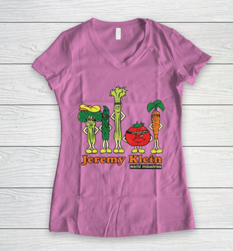 World Industries Shirt Jeremy Klein Skateboard Women's V-Neck T-Shirt 8