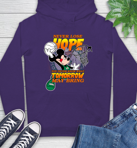 Boston Celtics NBA Basketball Mickey Disney Never Lose Hope Hoodie 5
