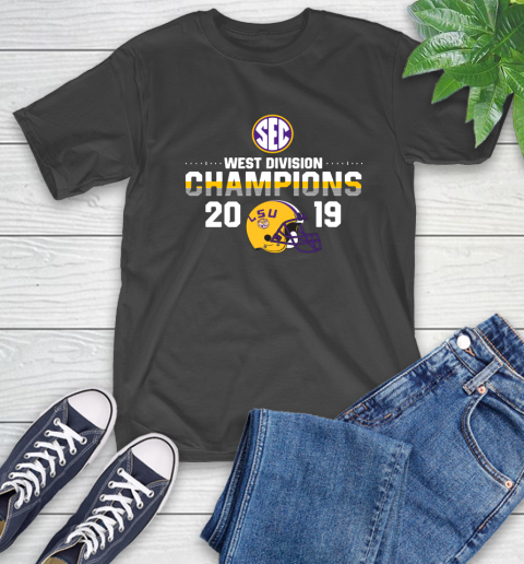 Awesome LSU Tigers West Division Champion 2019 Shirt