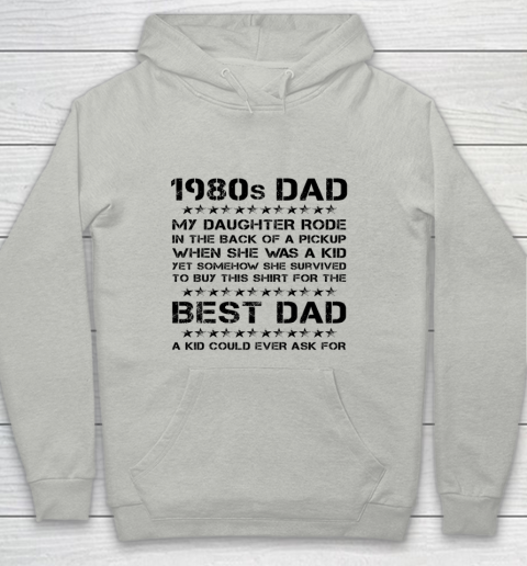Funny Girl Dad 1980s Dad And Daughter Father's Day Youth Hoodie