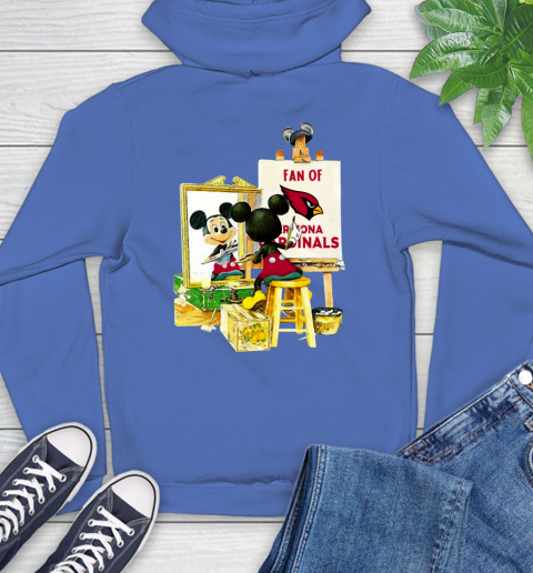 NFL Football Arizona Cardinals Mickey Drawing Shirt 22