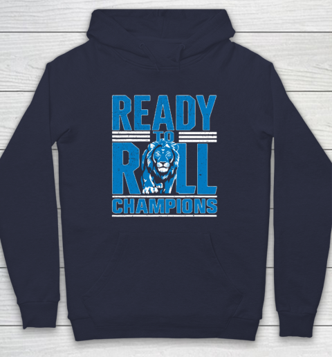 Detroit Ready To Roll Funny Lion Graphic Hoodie 2