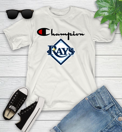 MLB Baseball Tampa Bay Rays Champion Shirt Youth T-Shirt