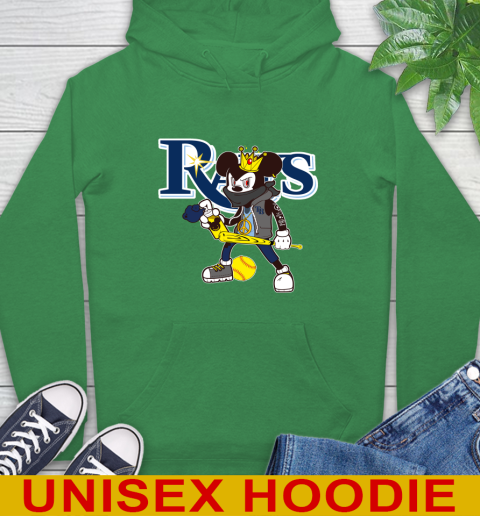 Tampa Bay Rays MLB Baseball Mickey Peace Sign Sports Hoodie 8