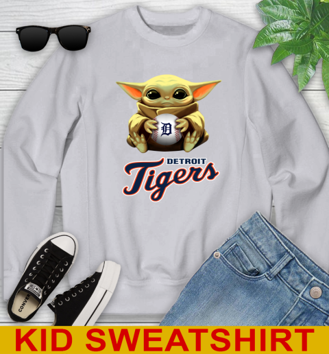 MLB Baseball Detroit Tigers Star Wars Baby Yoda Shirt 116