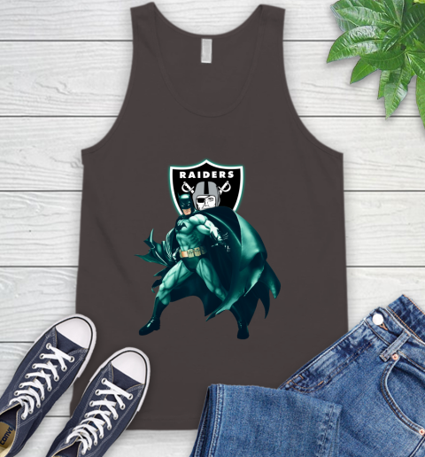 NFL Batman Football Sports Oakland Raiders Tank Top 7