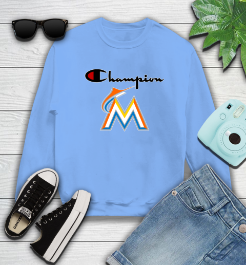 MLB Baseball Miami Marlins Champion Shirt Sweatshirt 8