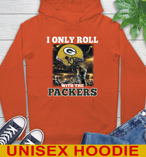 Green Bay Packers NFL Football I Only Roll With My Team Sports Hoodie 4