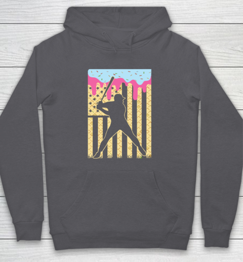 Baseball Ice Cream Drip Hoodie 4